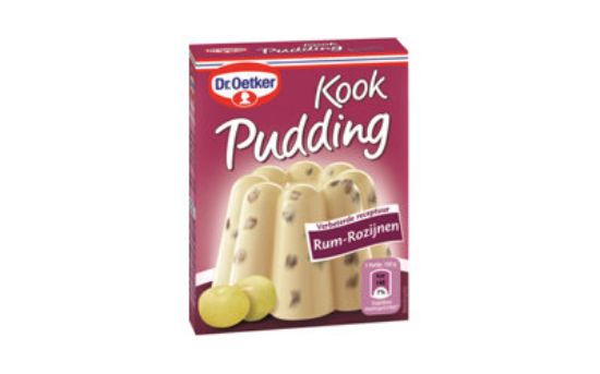 Afbeeldingen van KOOKPUDDING RUM ROZIJNEN