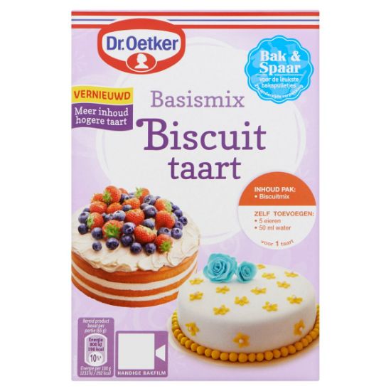 Afbeeldingen van BASIS BISCUITTAART